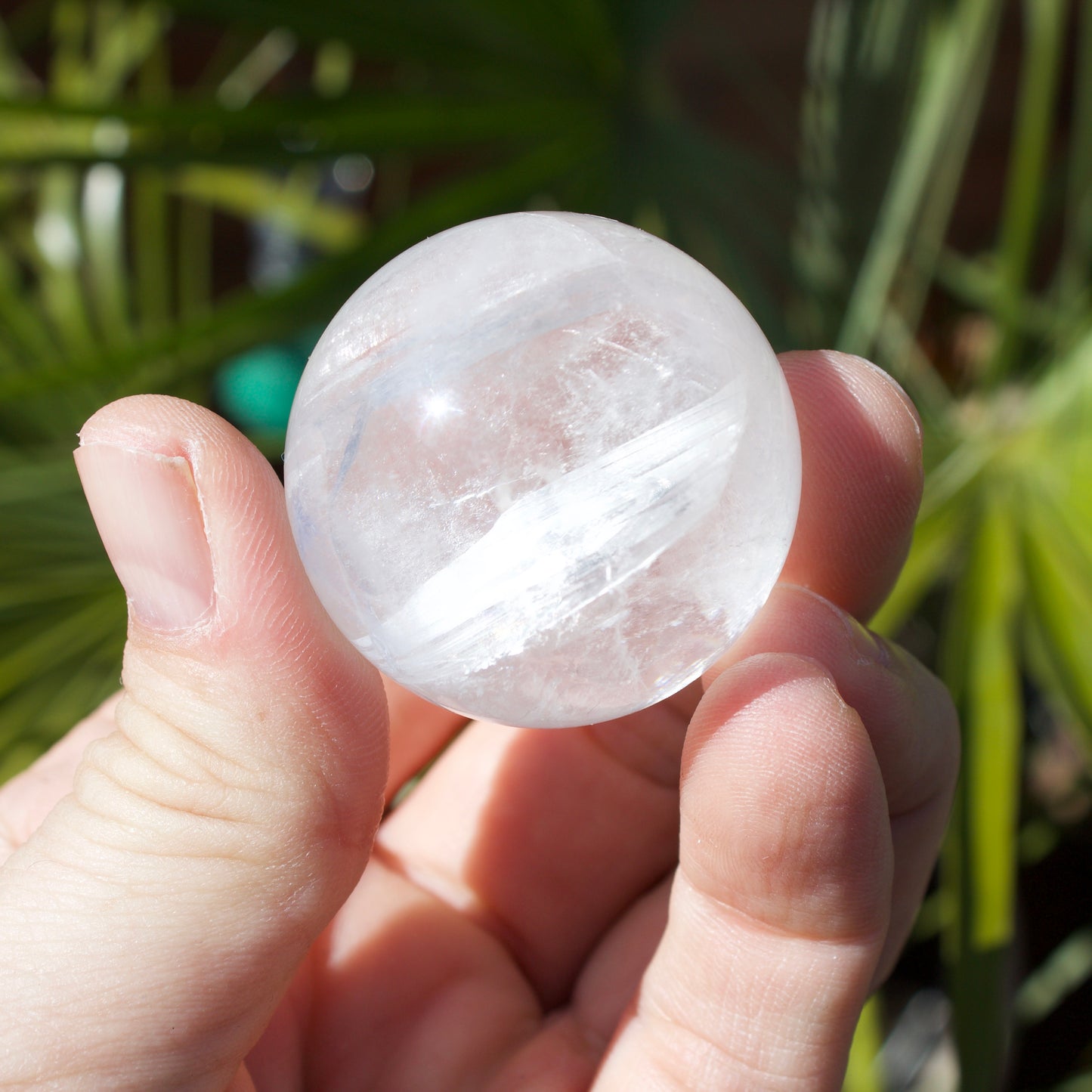 Clear Quartz Medium Sphere Polished Crystal