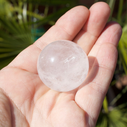 Clear Quartz Medium Sphere Polished Crystal