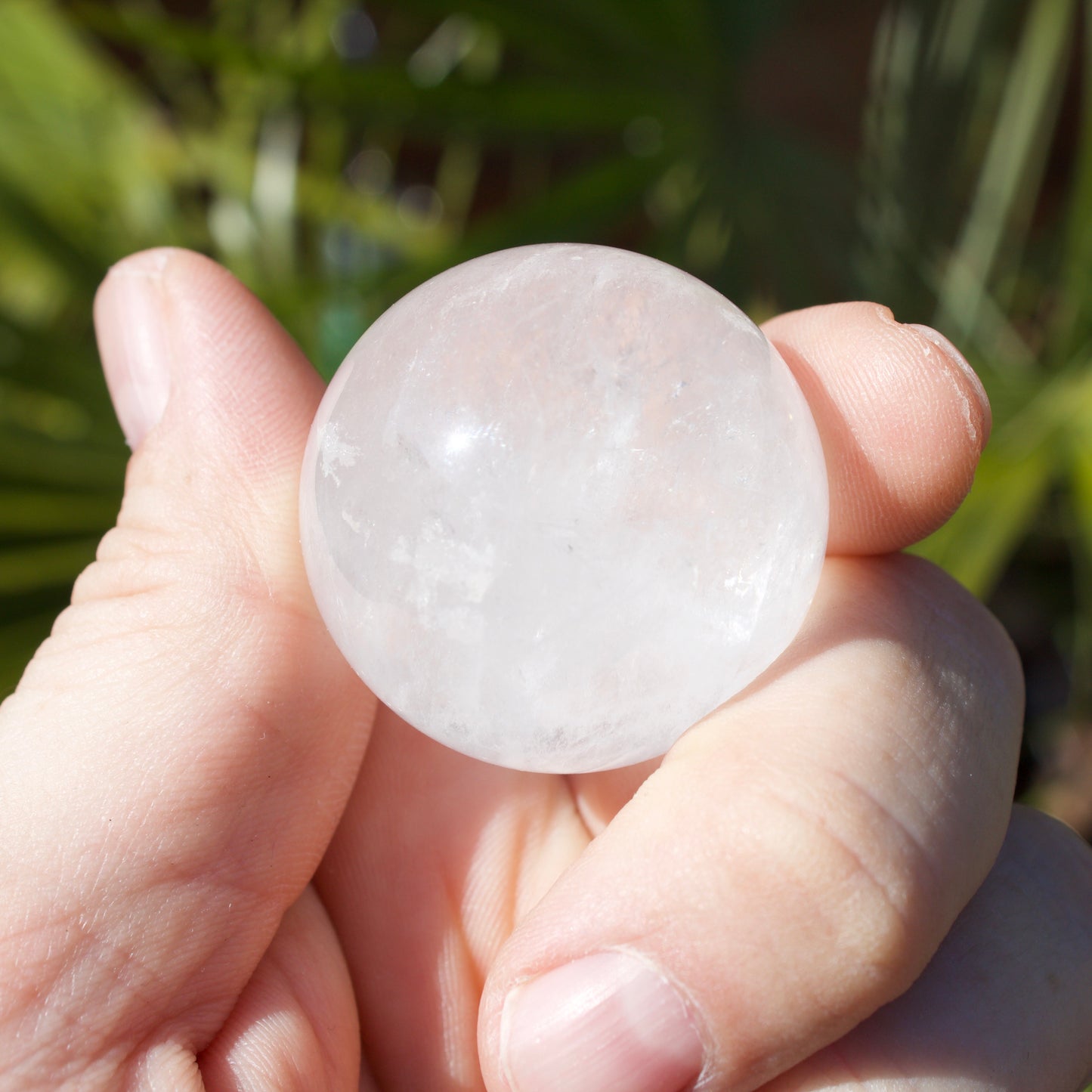 Clear Quartz Medium Sphere Polished Crystal