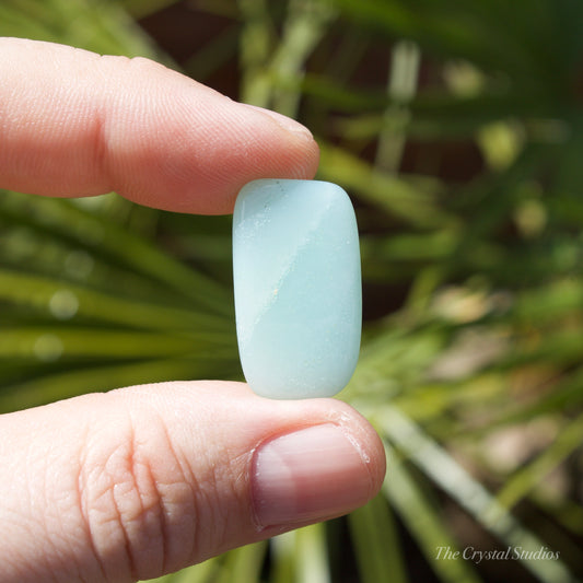 Caribbean Calcite Polished Crystal Tumblestone