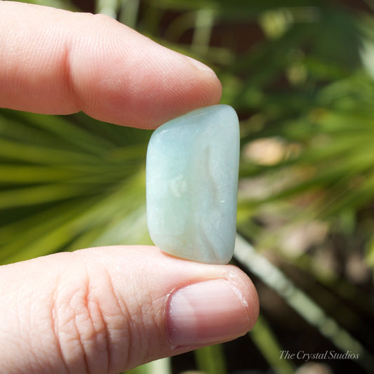 Caribbean Calcite Polished Crystal Tumblestone