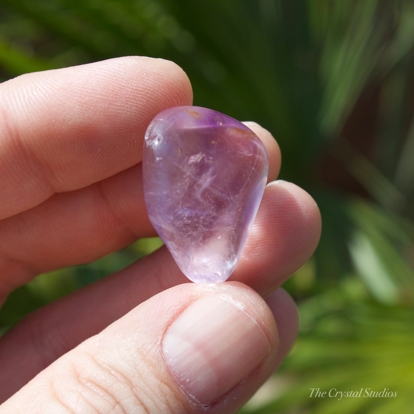 Phantom Amethyst Polished Crystal Tumblestone