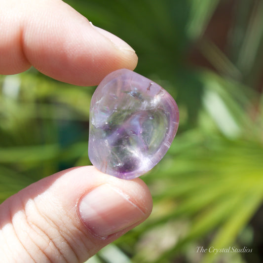 Phantom Amethyst Polished Crystal Tumblestone