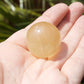 Honey Calcite Small Polished Crystal Sphere