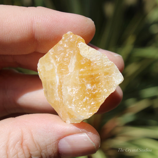 Orange Calcite Natural Medium Crystal