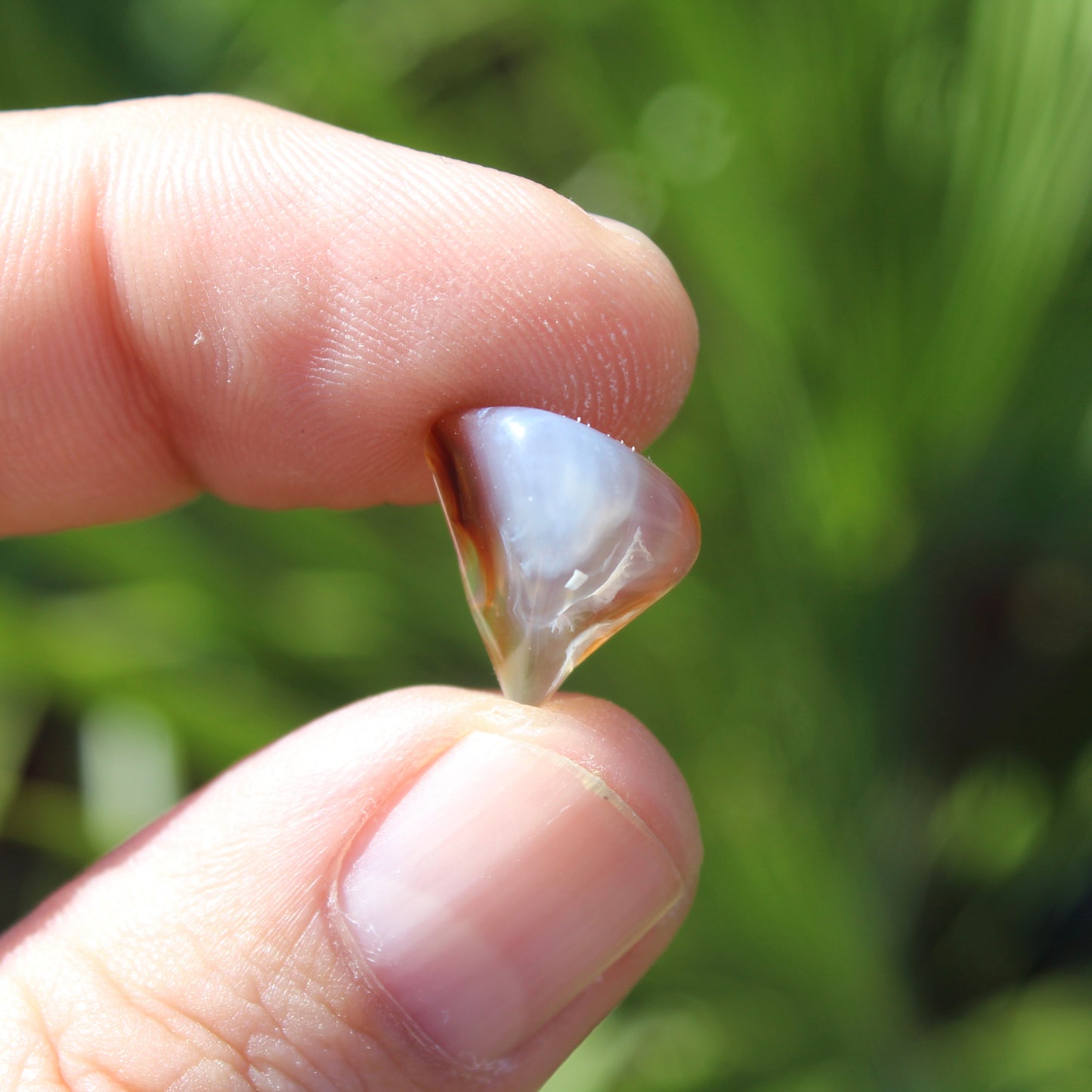 Fire Agate Polished Crystal Tumblestone