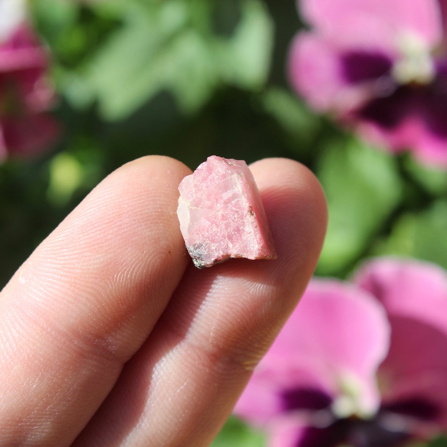 Rhodochrosite Part Polished Crystal