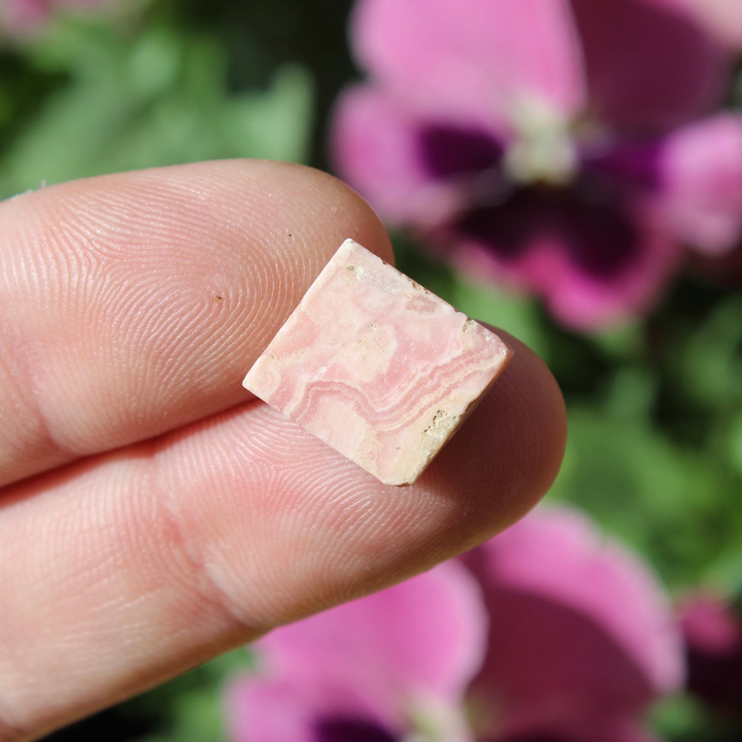 Rhodochrosite Part Polished Crystal