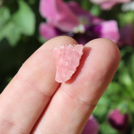 Rhodochrosite Part Polished Crystal