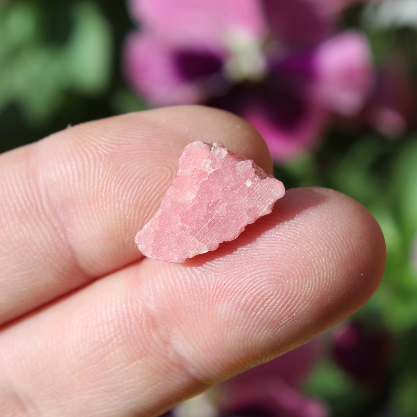 Rhodochrosite Part Polished Crystal