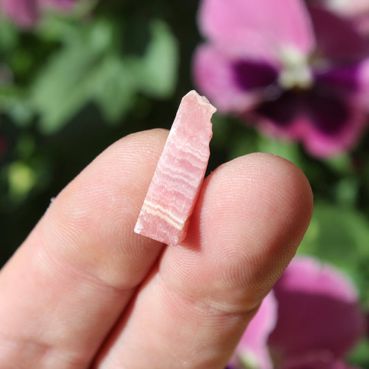 Rhodochrosite Part Polished Crystal